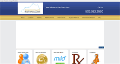 Desktop Screenshot of cwpain.com
